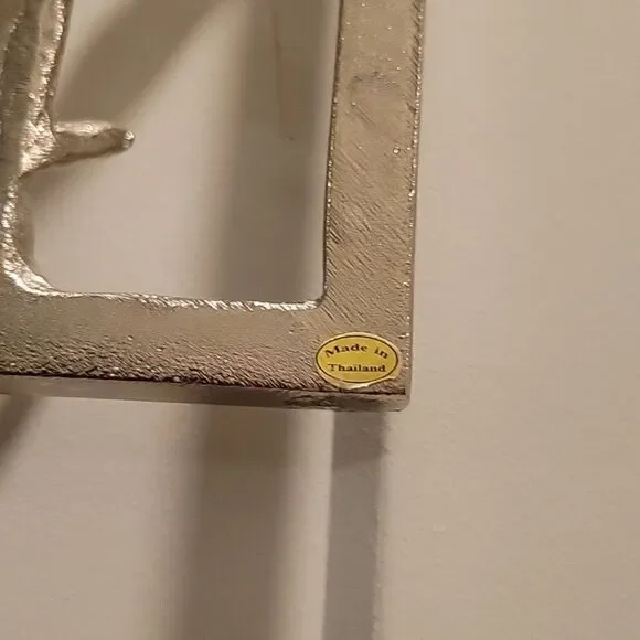 Gorgeous 3D Silver Metal Wall Art Branches  Twigs Leaves - Picture 7 of 8